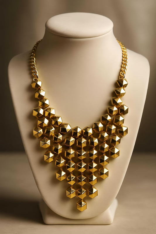 Gold Plated Classic Vintage Necklace