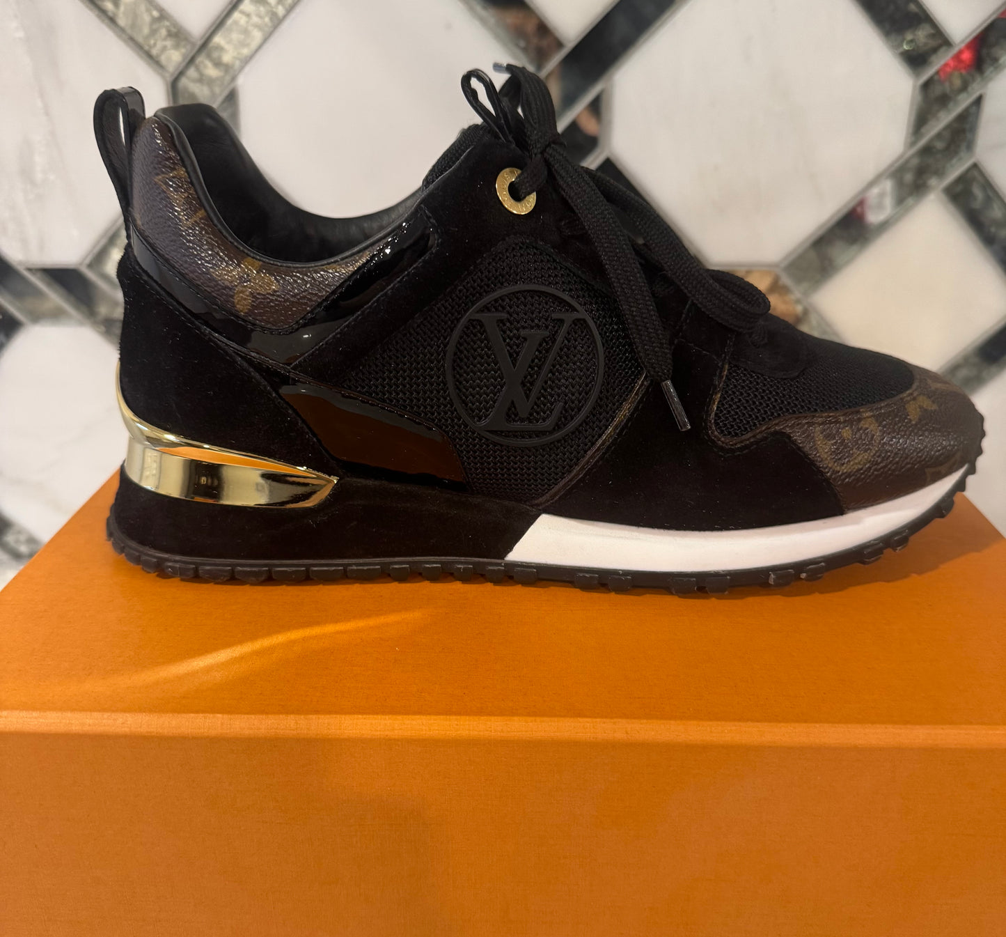 LV Run Away Sneaker Size 38 MSRP $1180